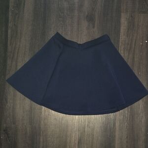 Forever 21 Navy Circle Skirt